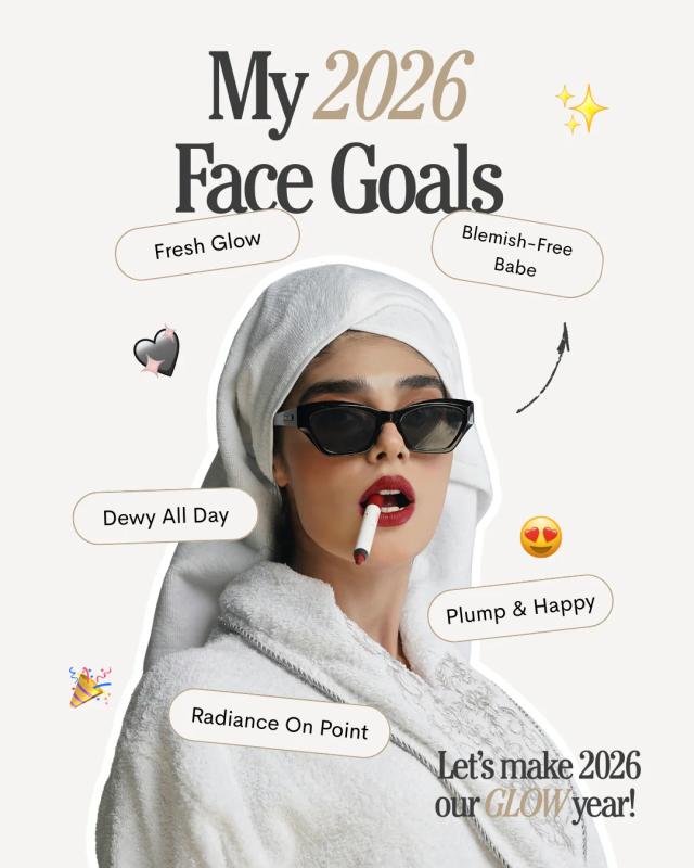 Esthetician template — my 2026 face goals