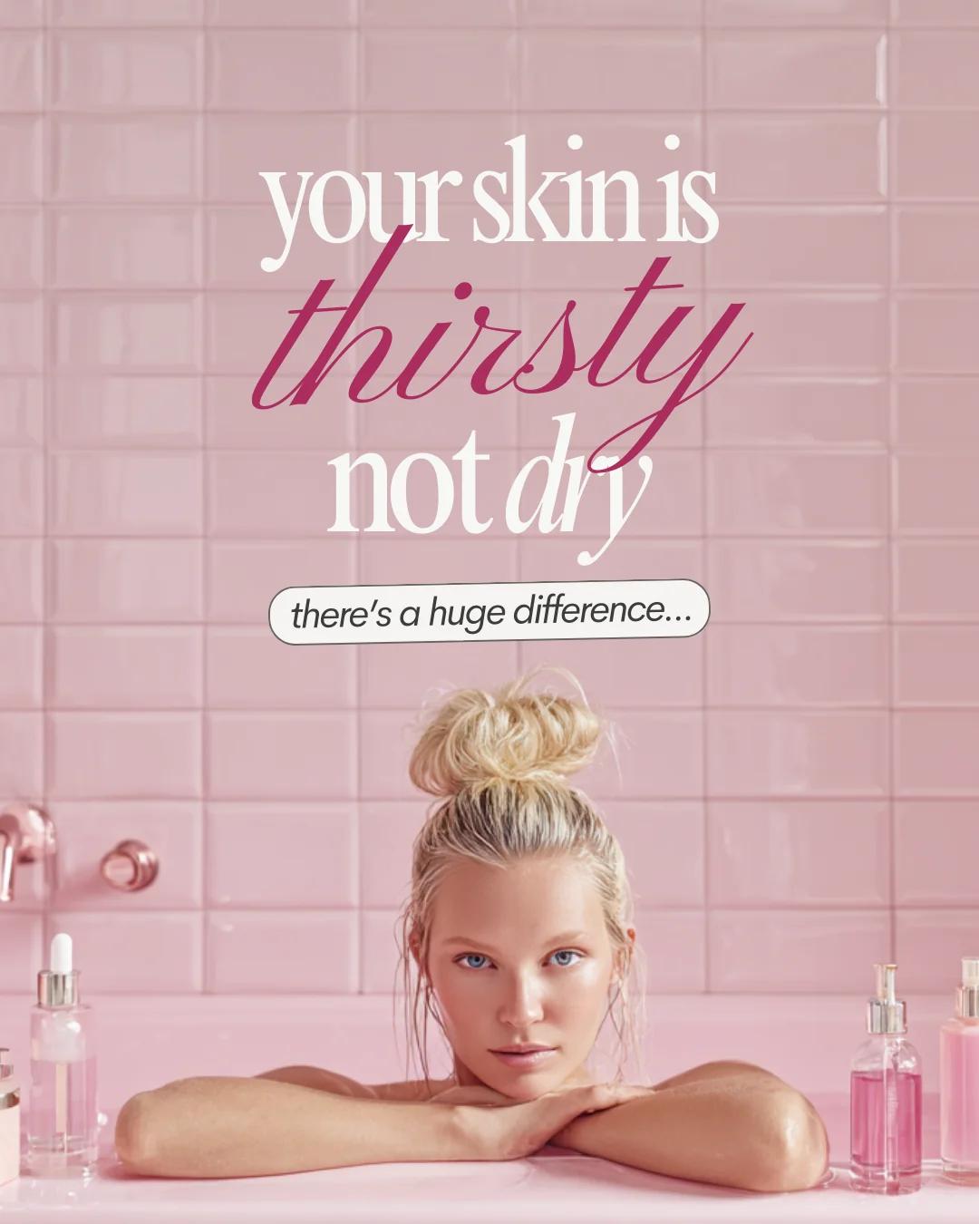 Esthetician template — dry vs dehydrated skin